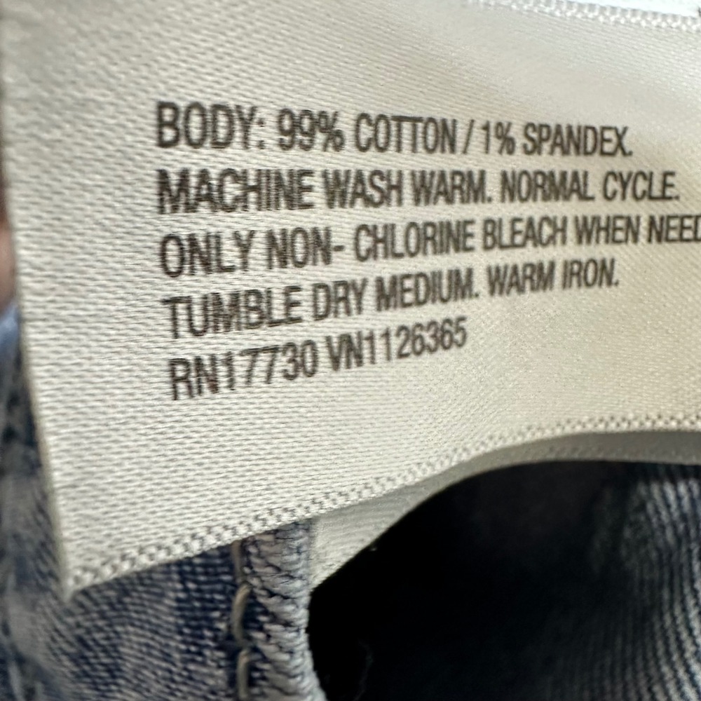 Universal Thread High Rise Wide Leg Jeans Light‎ Wash Blue Denim Size 6 90's Y2K - Picture 4 of 10